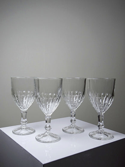Vintage Glas Mónica von Crisal Glass durchsichtig transparent