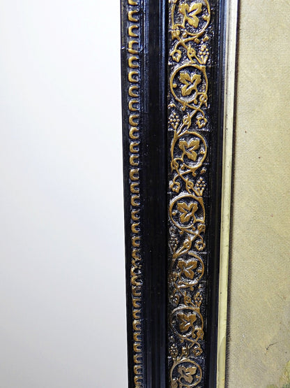Vintage Gemälde Pfingstrose von E. Jacque für PinkVintageDekoration, signiert