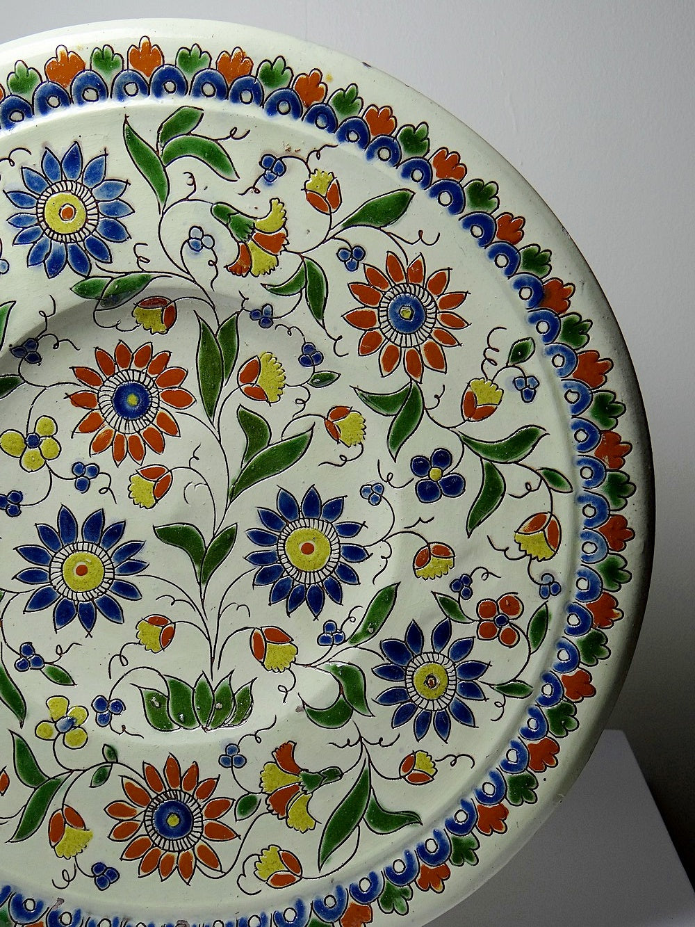 Vintage Emaille Schale von Schoch-Läderach für Schoch-Läderach selten