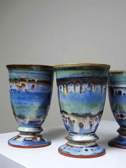 Vintage Mazagran Set von 5, glasiert, Frankreich