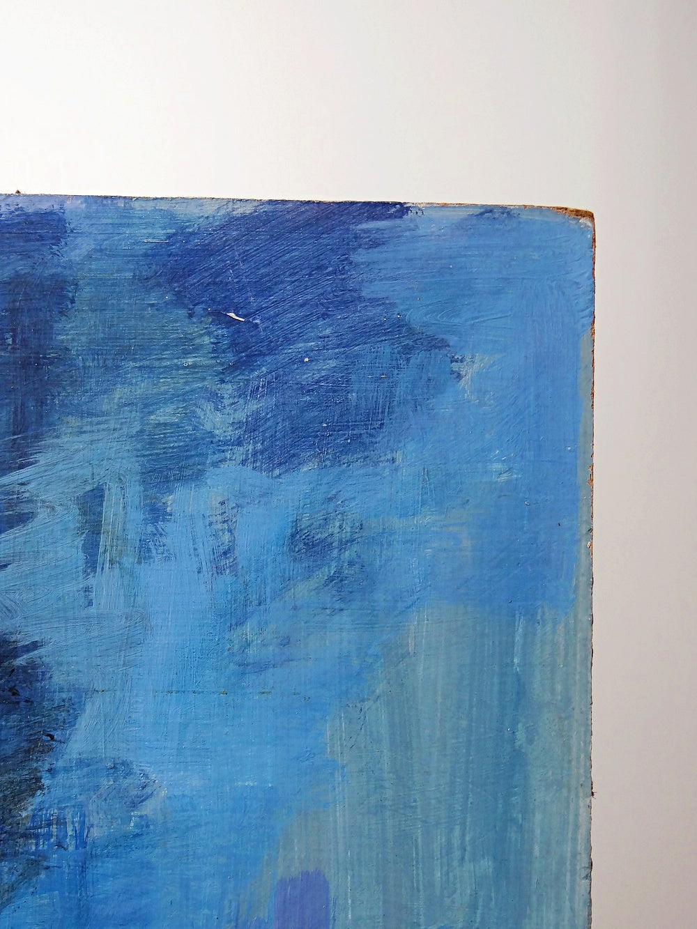 Vintage Gemälde Akt Frau von hinten Ölgemälde auf Platte 50er 60er Jahre 61x50cm