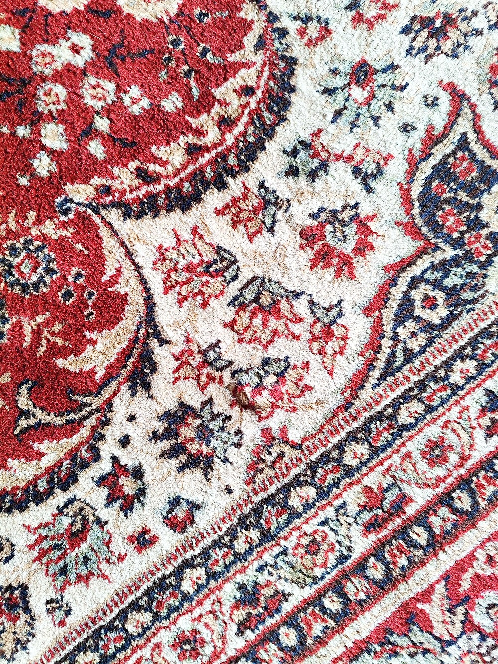 Vintage Teppich "Qualité Lussac" Perserdekor 240x340 cm aus Frankreich