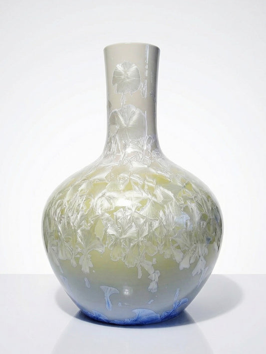 Vintage Vase Jingdezhen Zhi kristalline Emaille Multicolor
