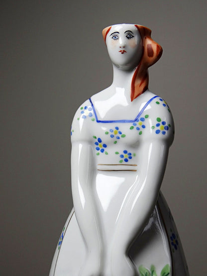 Vintage Vase Prunellia von Lucien Willmetz für Michelaud Limoges Robj Paris Stil