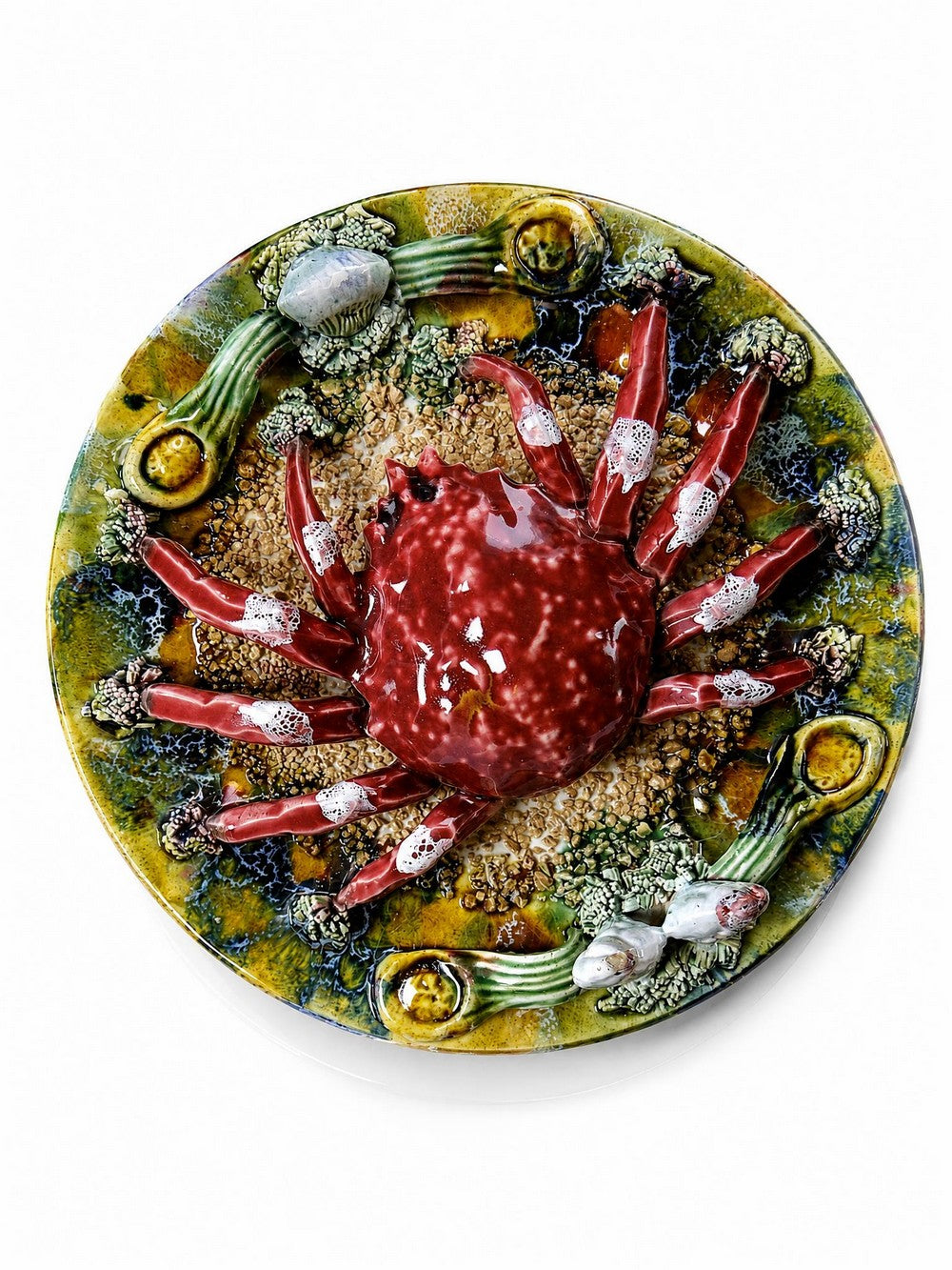 Vintage Plate Crab Caldas da Rainha Portugal