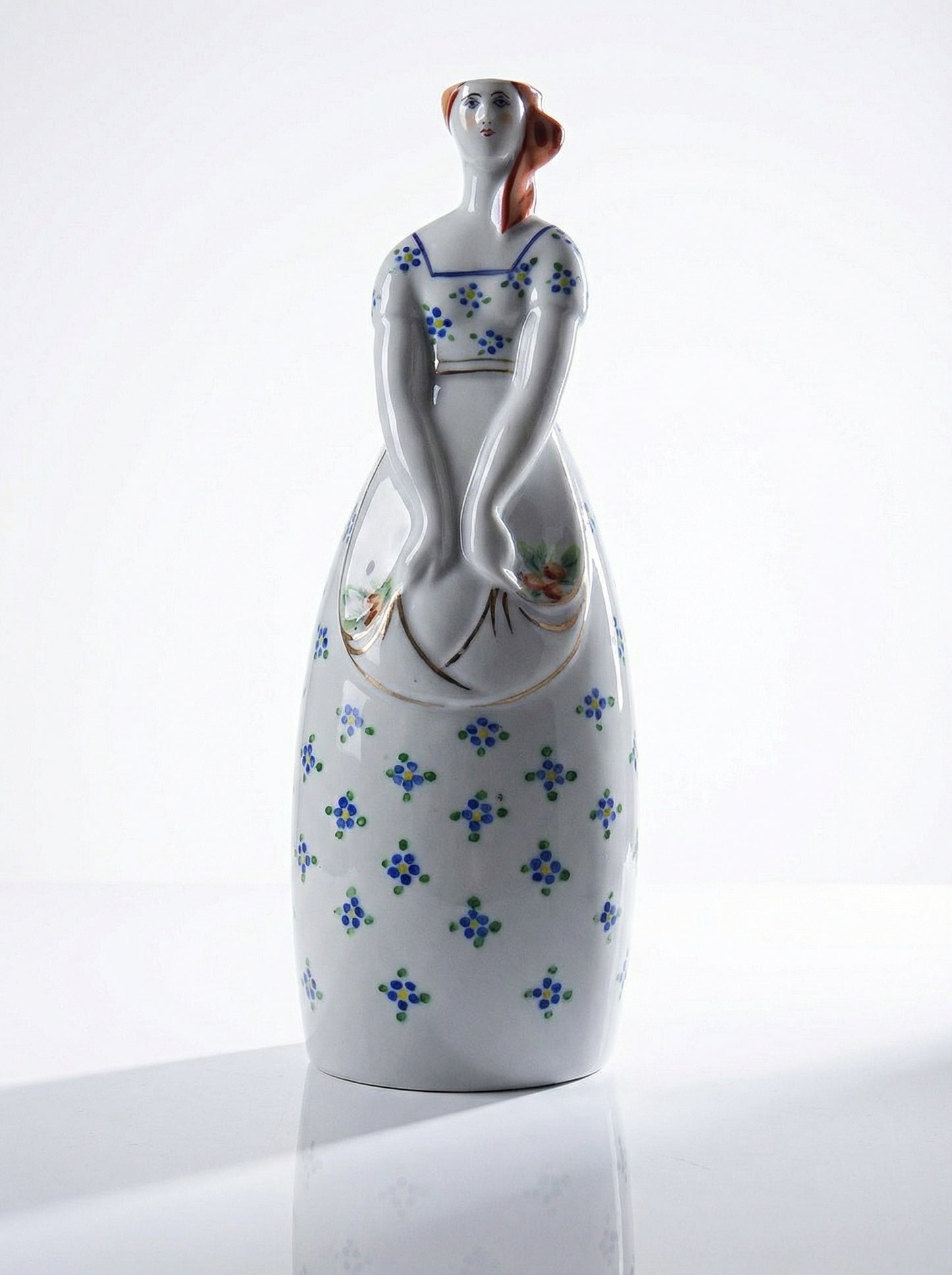 Vintage Vase Prunellia von Lucien Willmetz für Michelaud Limoges Robj Paris Stil