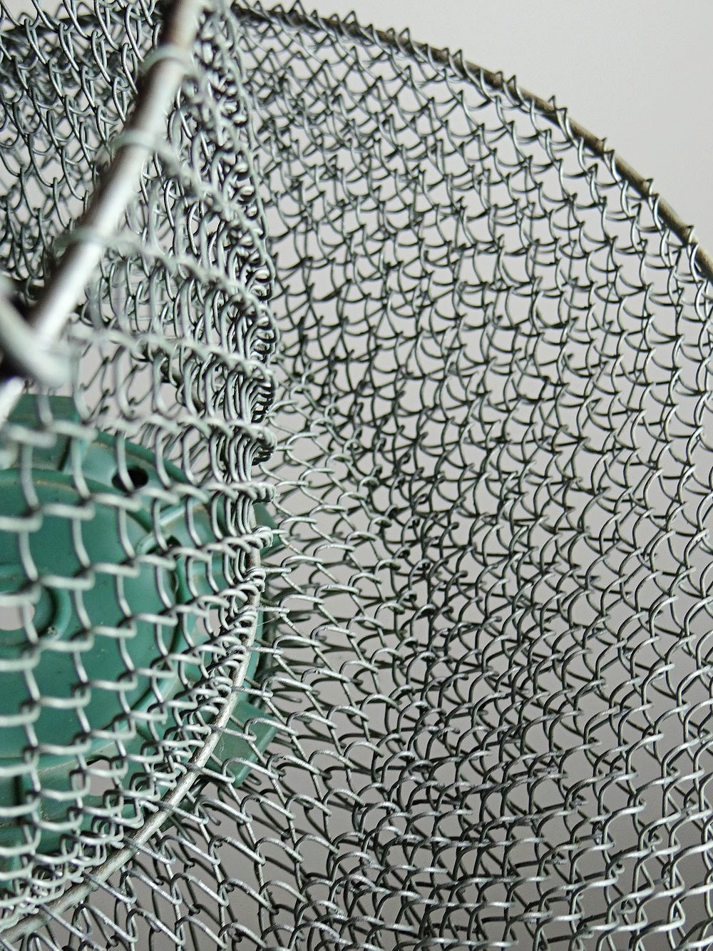 Vintage Fischreuse XL von Maillinox grün grau-blau