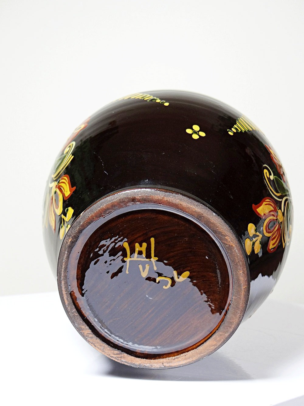 Vintage Vase MHV Hungarn handglasiert