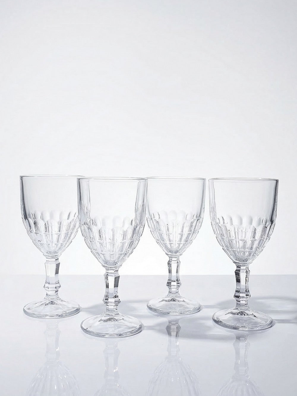 Vintage Glas Mónica von Crisal Glass durchsichtig transparent
