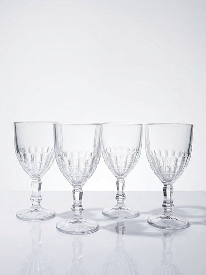 Vintage Glas Mónica von Crisal Glass durchsichtig transparent