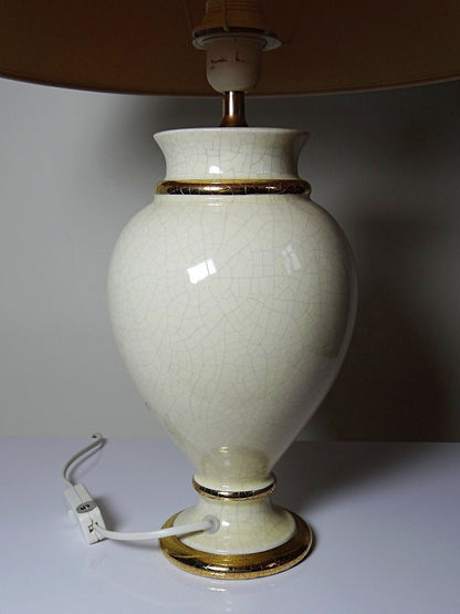 Vintage Lampe von Le Dauphin für Le Dauphin beige