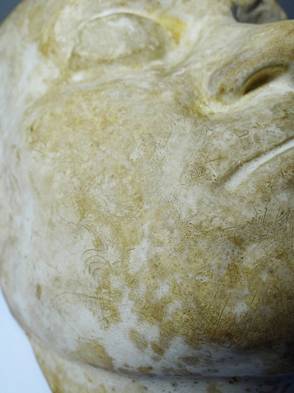 Vintage Beethoven Totenmaske aus Gips