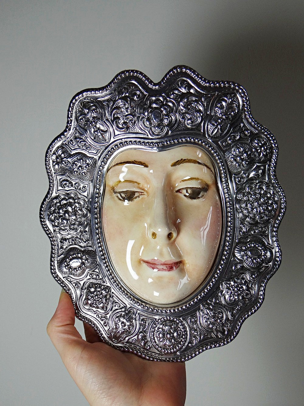 Vintage Wand Ex-Voto Vierge du Rocío, Spanien