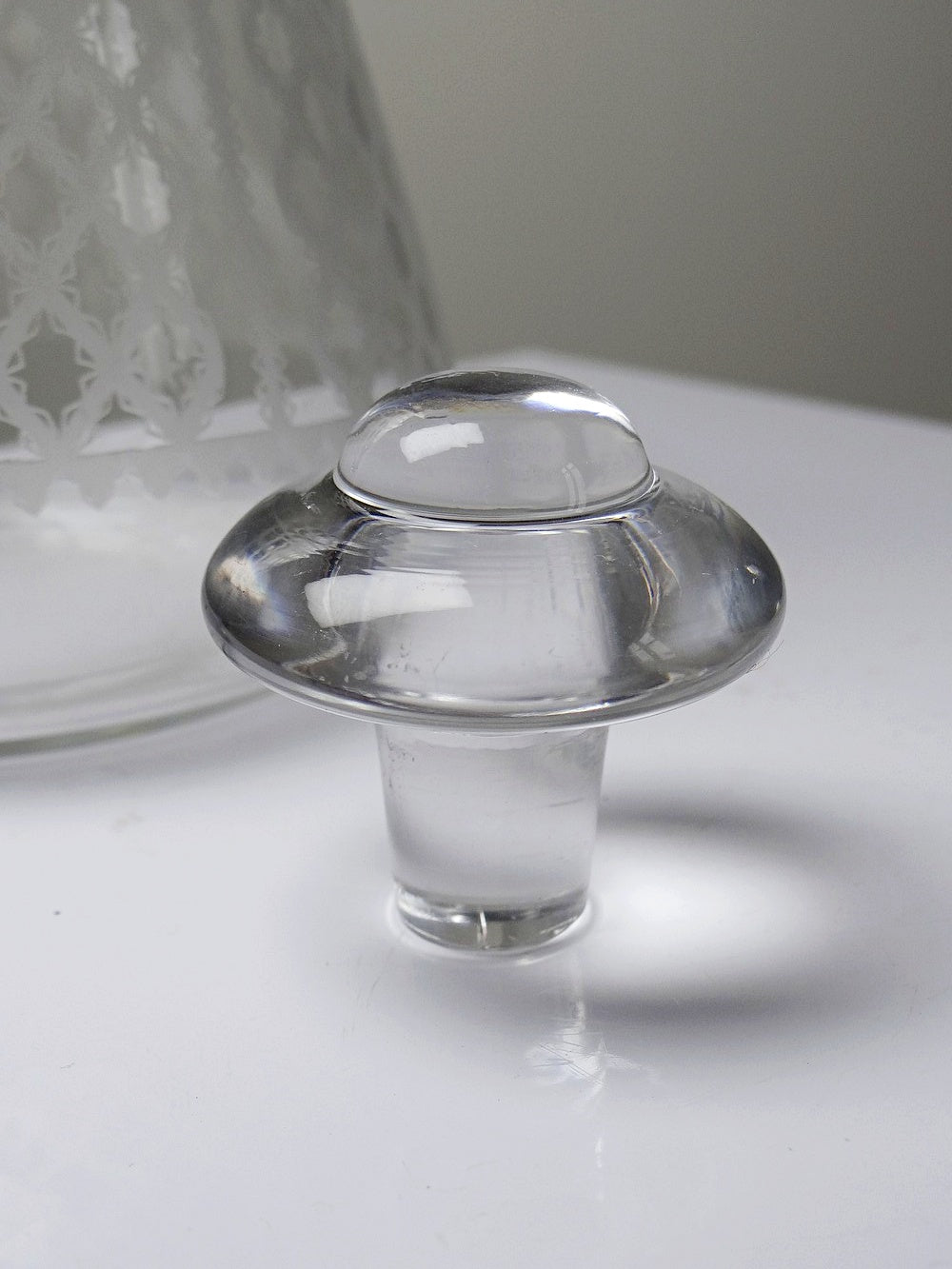 Vintage Kristallkaraffe Alhambra von Baccarat für Baccarat, transparent