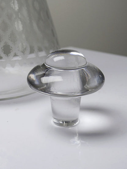 Vintage Kristallkaraffe Alhambra von Baccarat für Baccarat, transparent