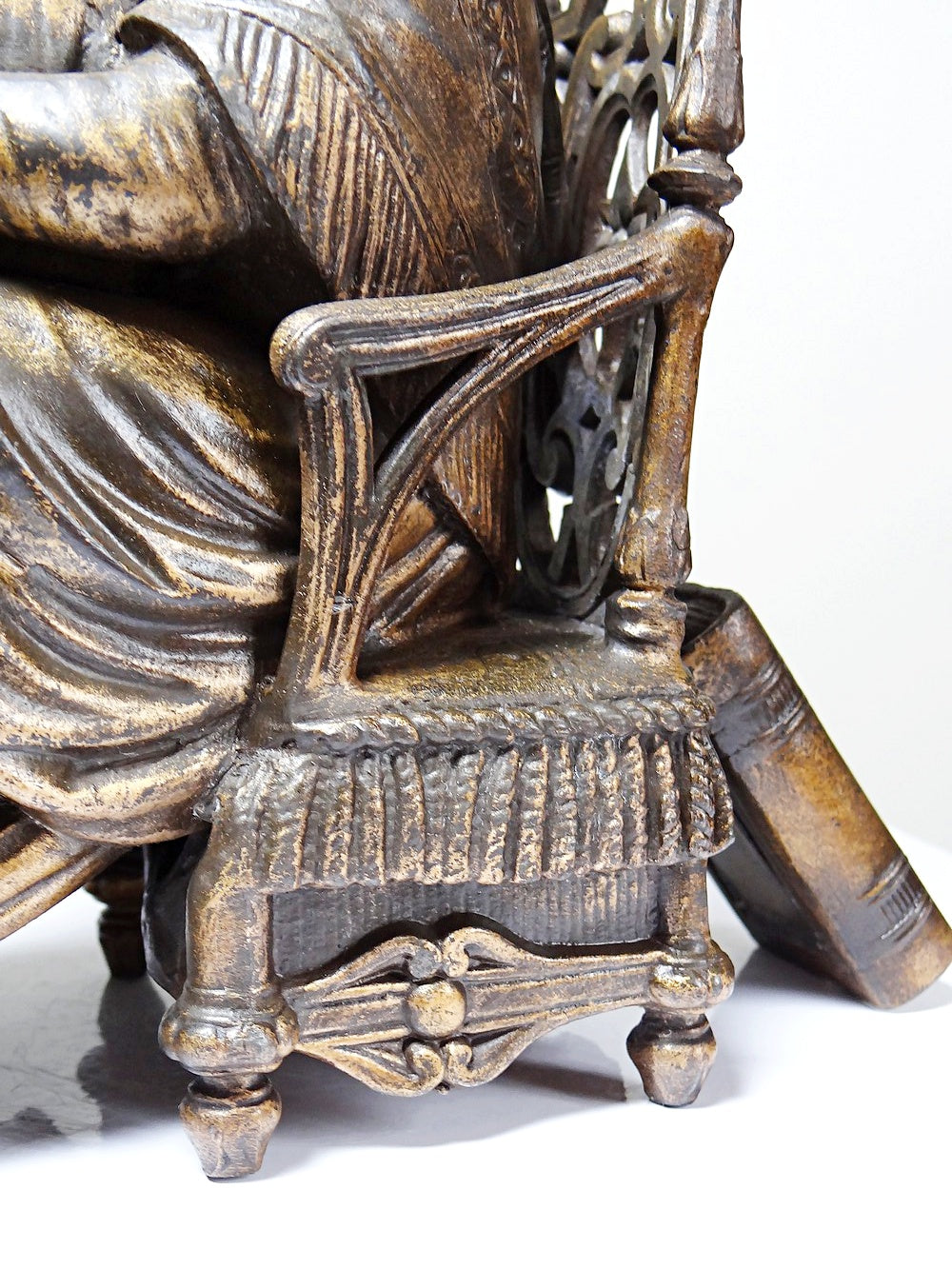 Vintage Statuette Vierge à la Chaise religiöses Motiv