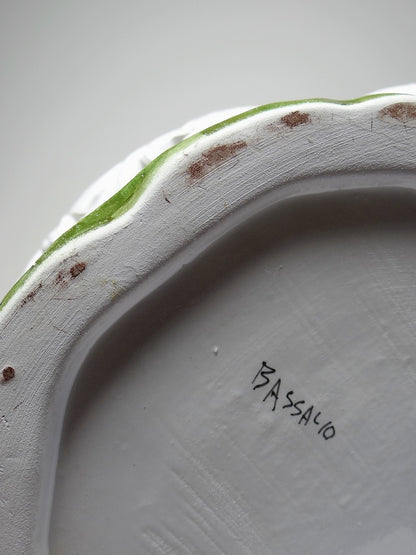 Vintage Dose Ente von Bassano für Bassano Weiß