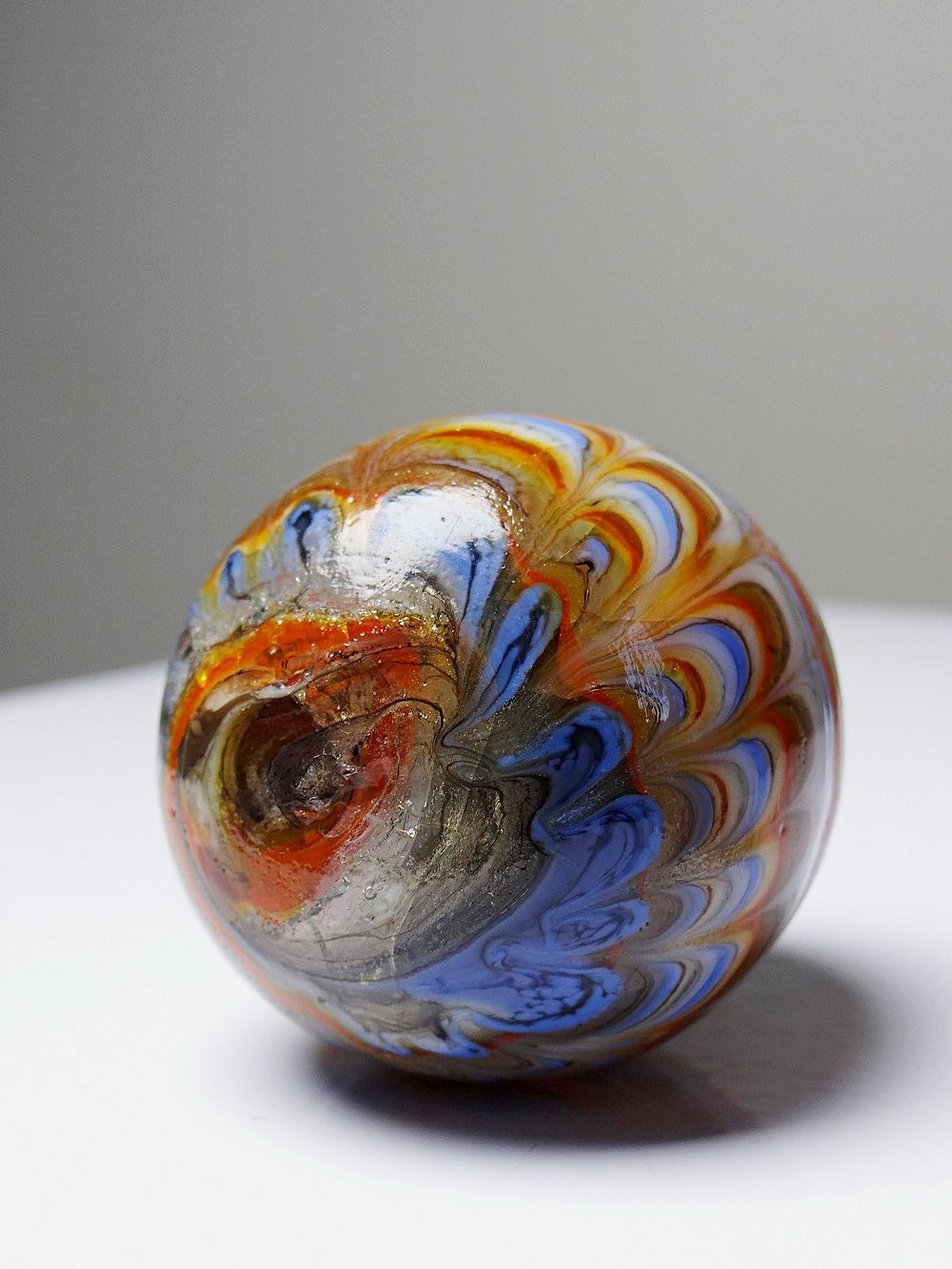 Vintage Set von 2 Murano-Glasei mehrfarbig, Kunst