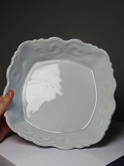 Vintage Schüssel von Limoges für Porzellan celadongrün