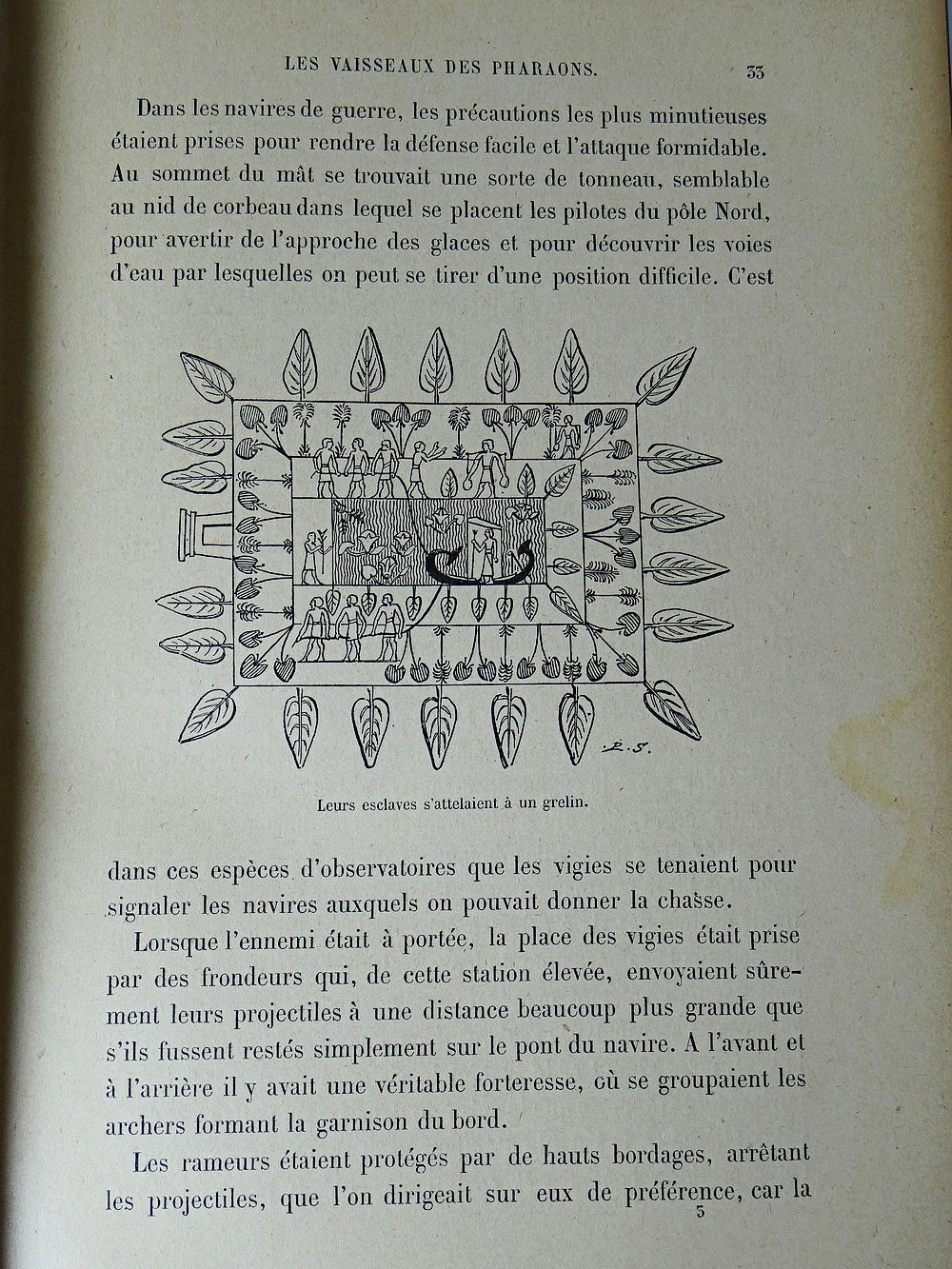 Vintage Buch Les Navires célèbres von Wilfrid de Fonvielle für Hachette und Cie