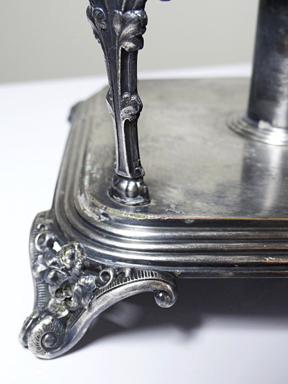 Vintage Metall Präsentoir von Thouret für Thouret Silber