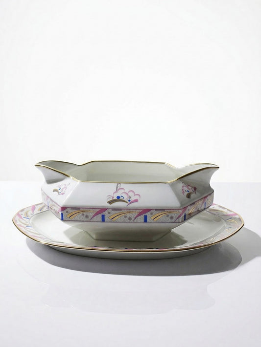 Vintage Sauciere Unique von Bernardaud für B&Co multicolor