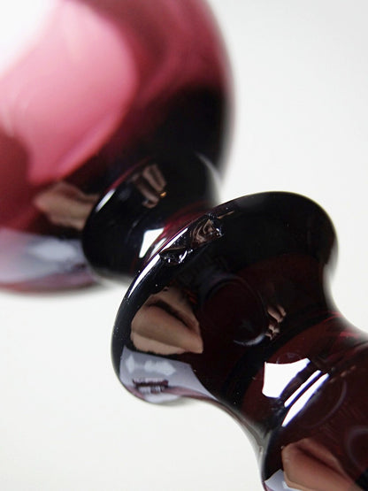 Vintage Champagnerflöte Set von 6 Violett Glas Geschirr Glas weiteres Material weiteres Material