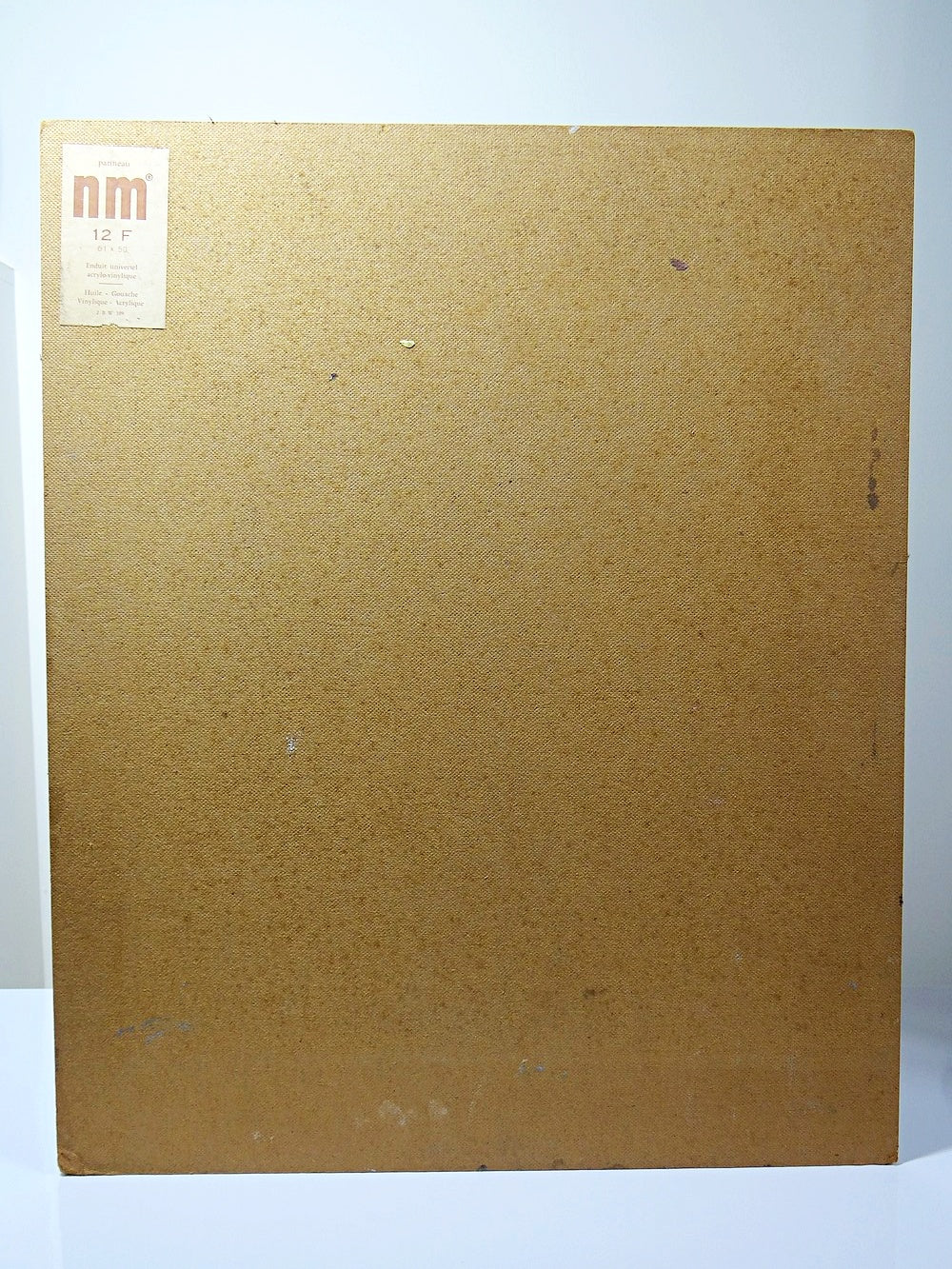 Vintage Gemälde Akt Frau von hinten Ölgemälde auf Platte 50er 60er Jahre 61x50cm