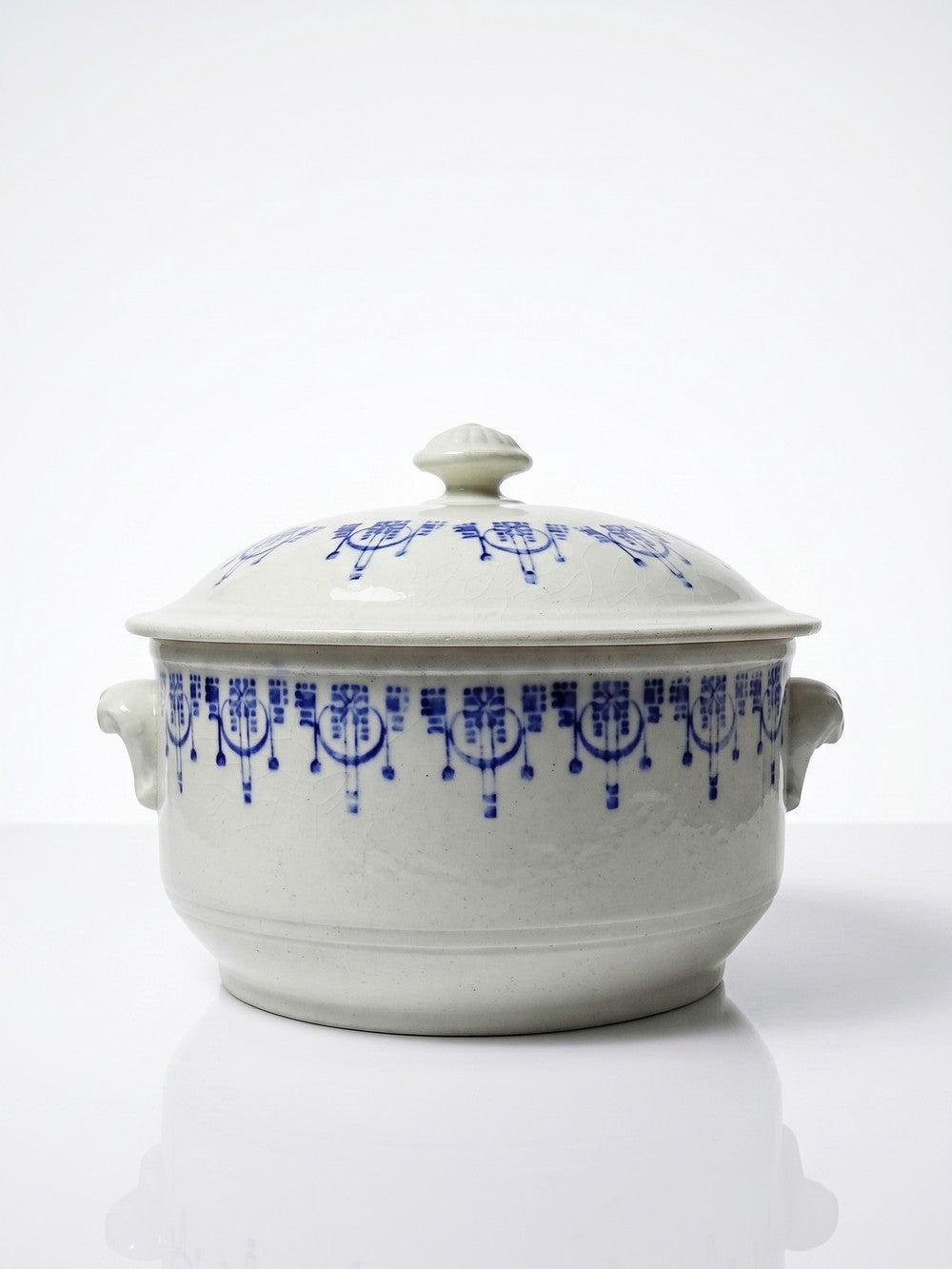 Vintage Bouillontopf St Uze blau