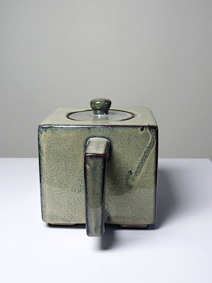 Vintage Teeservice von CFOC für China Foreign Trade Corporation grün blau Terrakotta