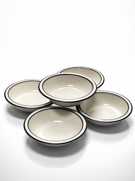 Set von 8 Vintage Schale Denby für Denby England