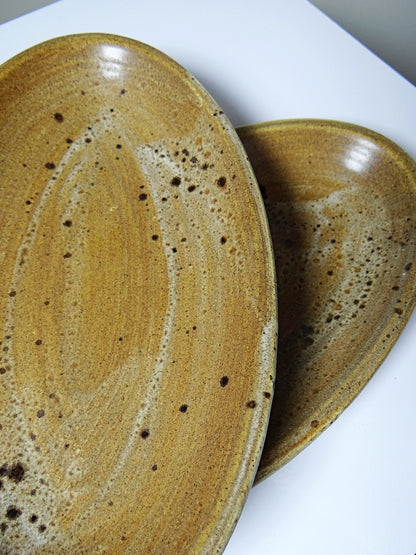 Vintage Schale von Salins für Salins Inaltérable oval braun
