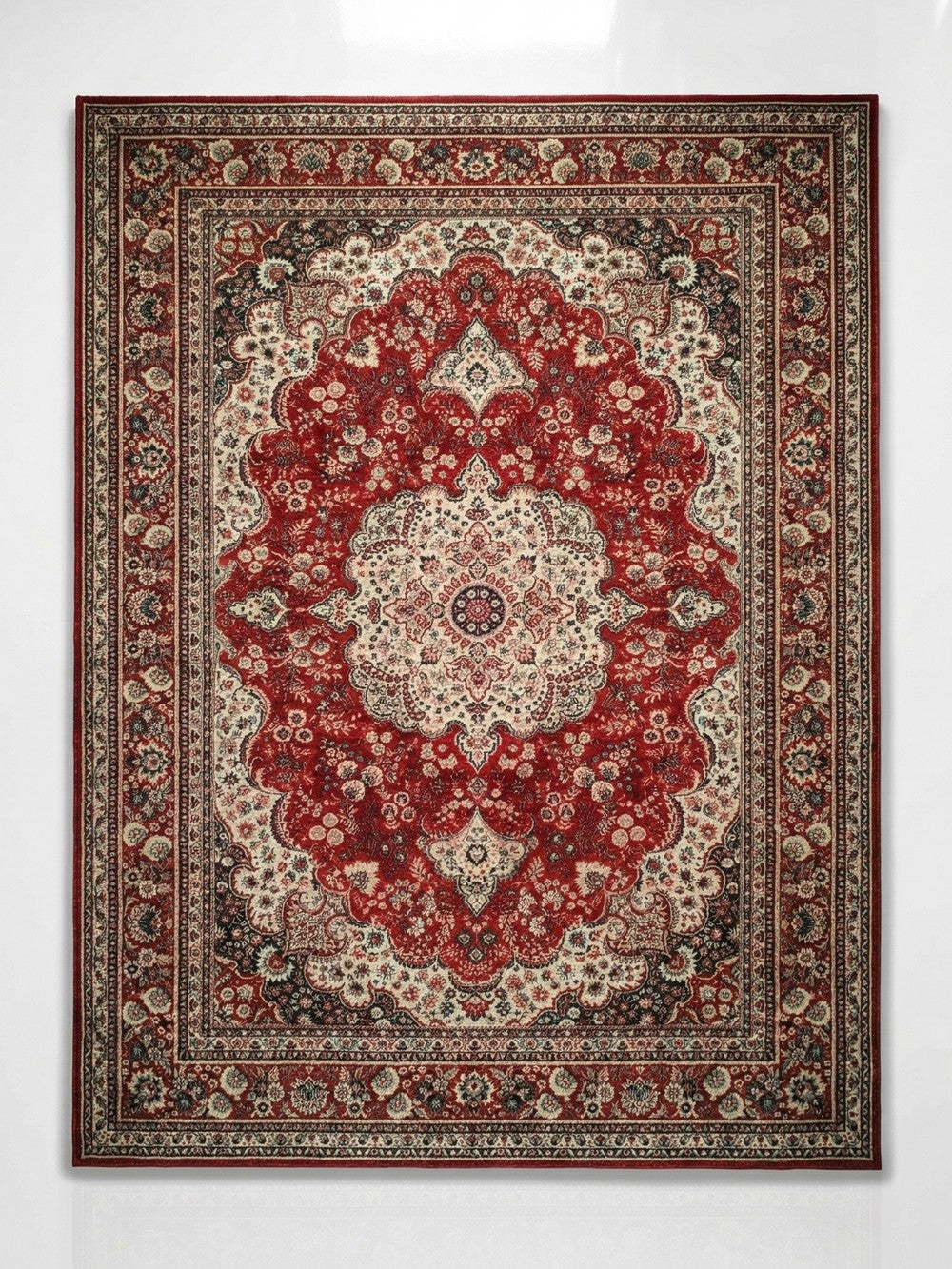 Vintage Teppich "Qualité Lussac" Perserdekor 240x340 cm aus Frankreich