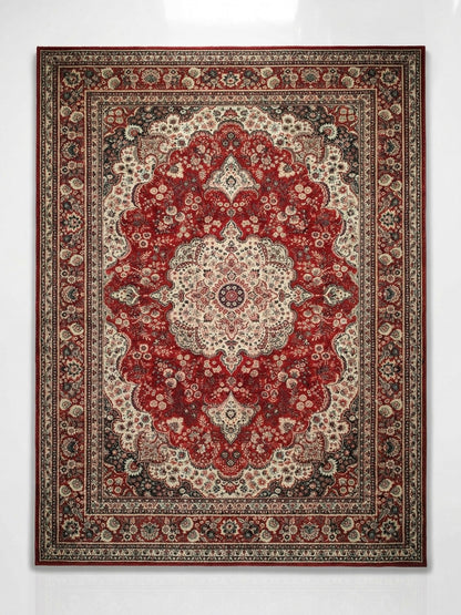 Vintage Teppich "Qualité Lussac" Perserdekor 240x340 cm aus Frankreich