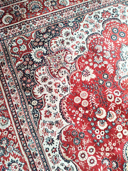 Vintage Teppich "Qualité Lussac" Perserdekor 240x340 cm aus Frankreich