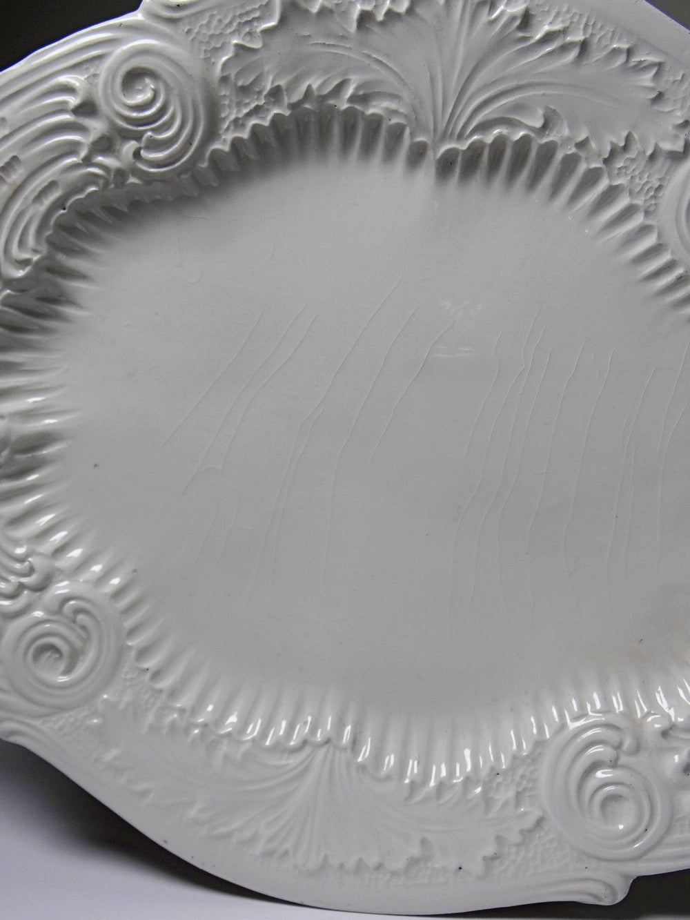 Vintage Servierplatte von Bassano für Bassano mit geflochtenen Griffen