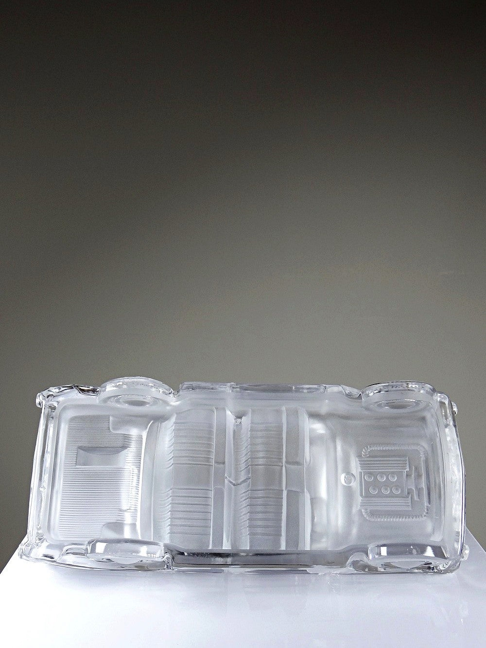 Vintage Kristall Briefbeschwerer Chevrolet Bel Air 1957 für Magic Crystal ForMen Hofbauer
