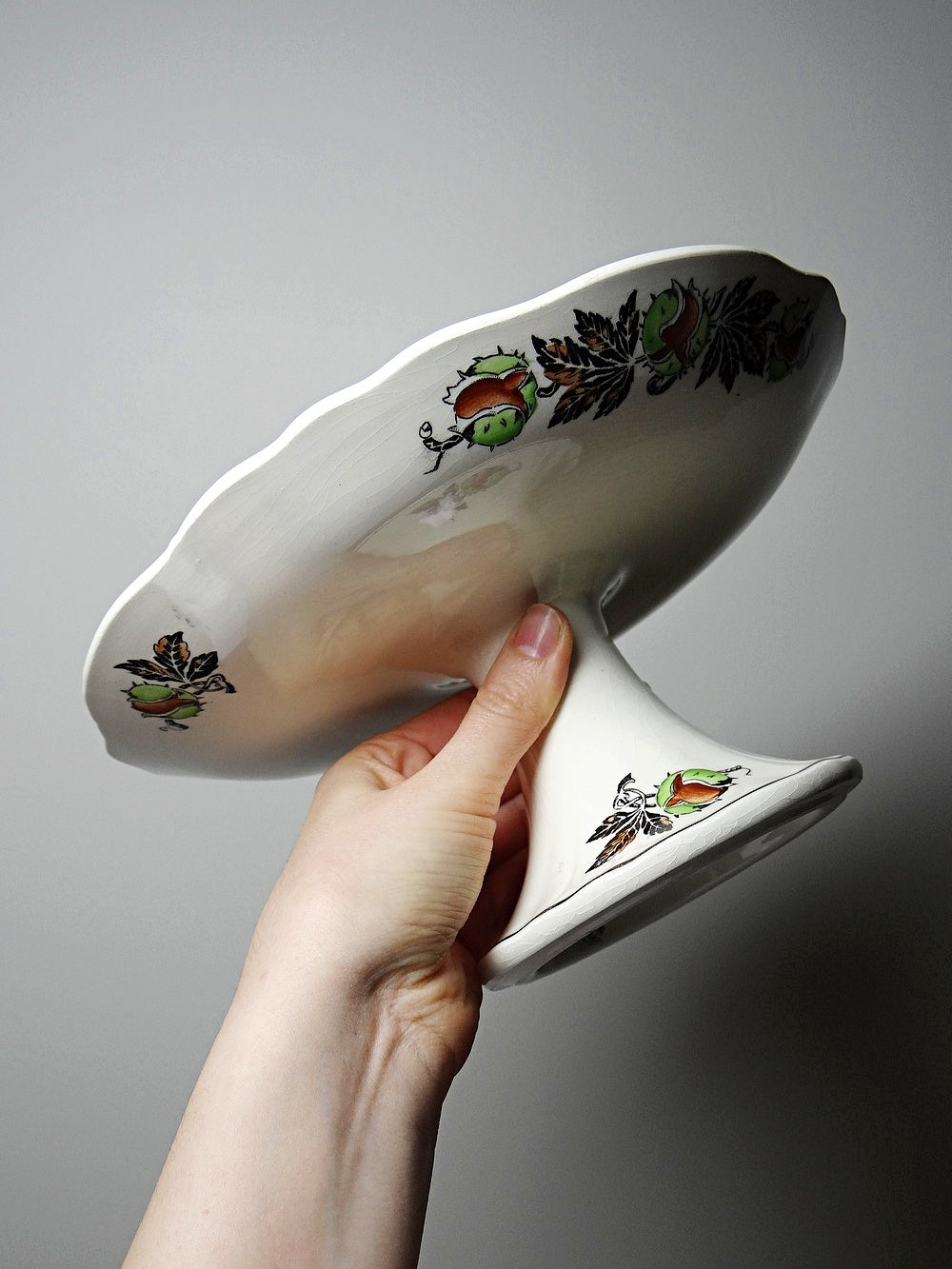Vintage Obstschale "Marrons" von Longchamp polychrom