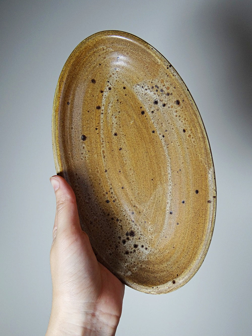Vintage Schale von Salins für Salins Inaltérable oval braun