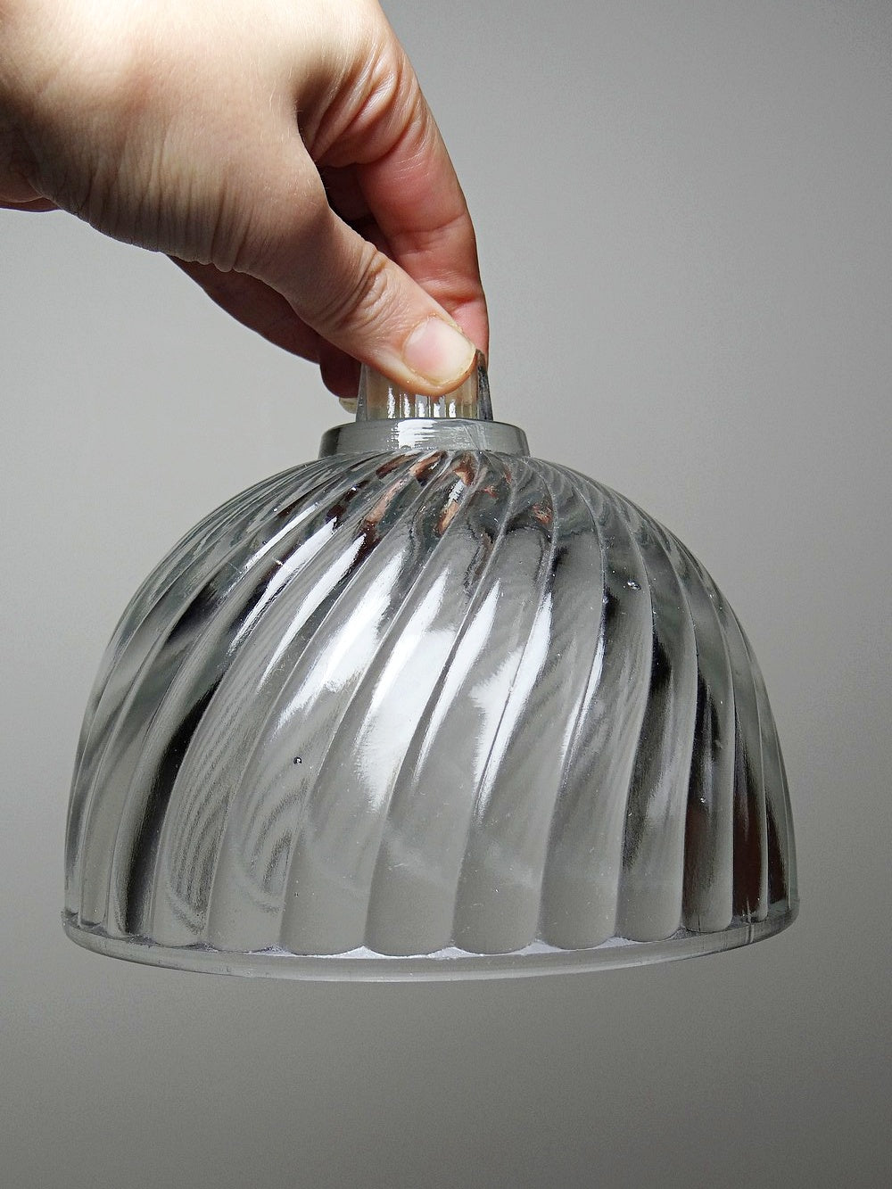 Vintage Servierglocke Torse/Torsade von Baccarat für Baccarat durchsichtig
