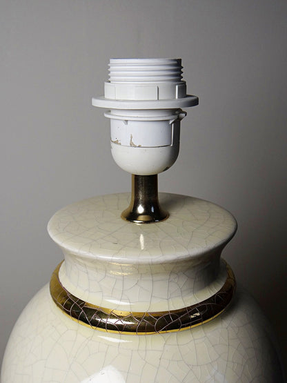 Vintage Lampe von Le Dauphin für Le Dauphin beige