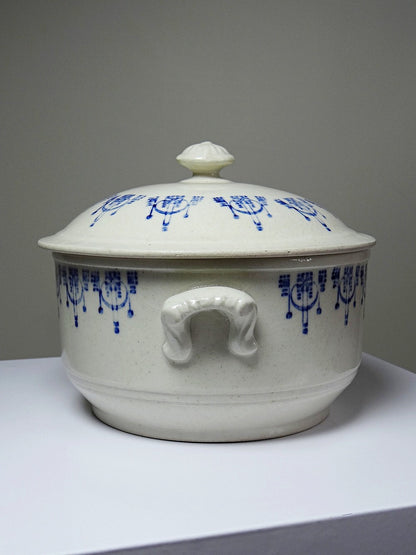 Vintage Bouillontopf St Uze blau