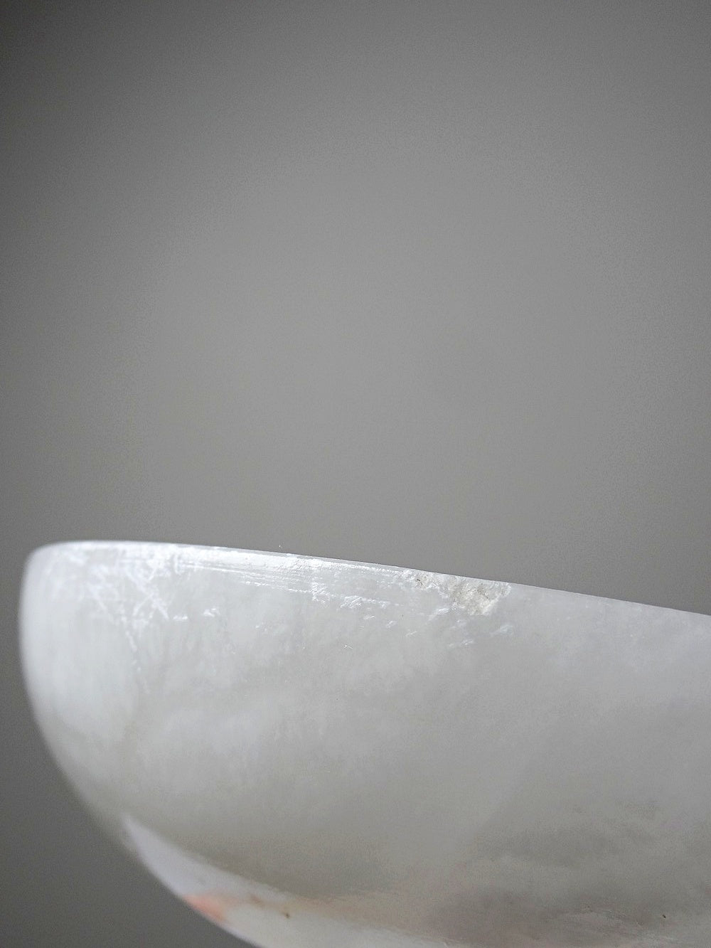 Vintage Schale oder Vide-Poche aus weißem Alabaster, Italien 1960er-1970er