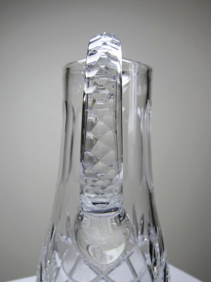 Vintage Wasserkaraffe aus Kristall, durchsichtig, im Stil von Baccarat