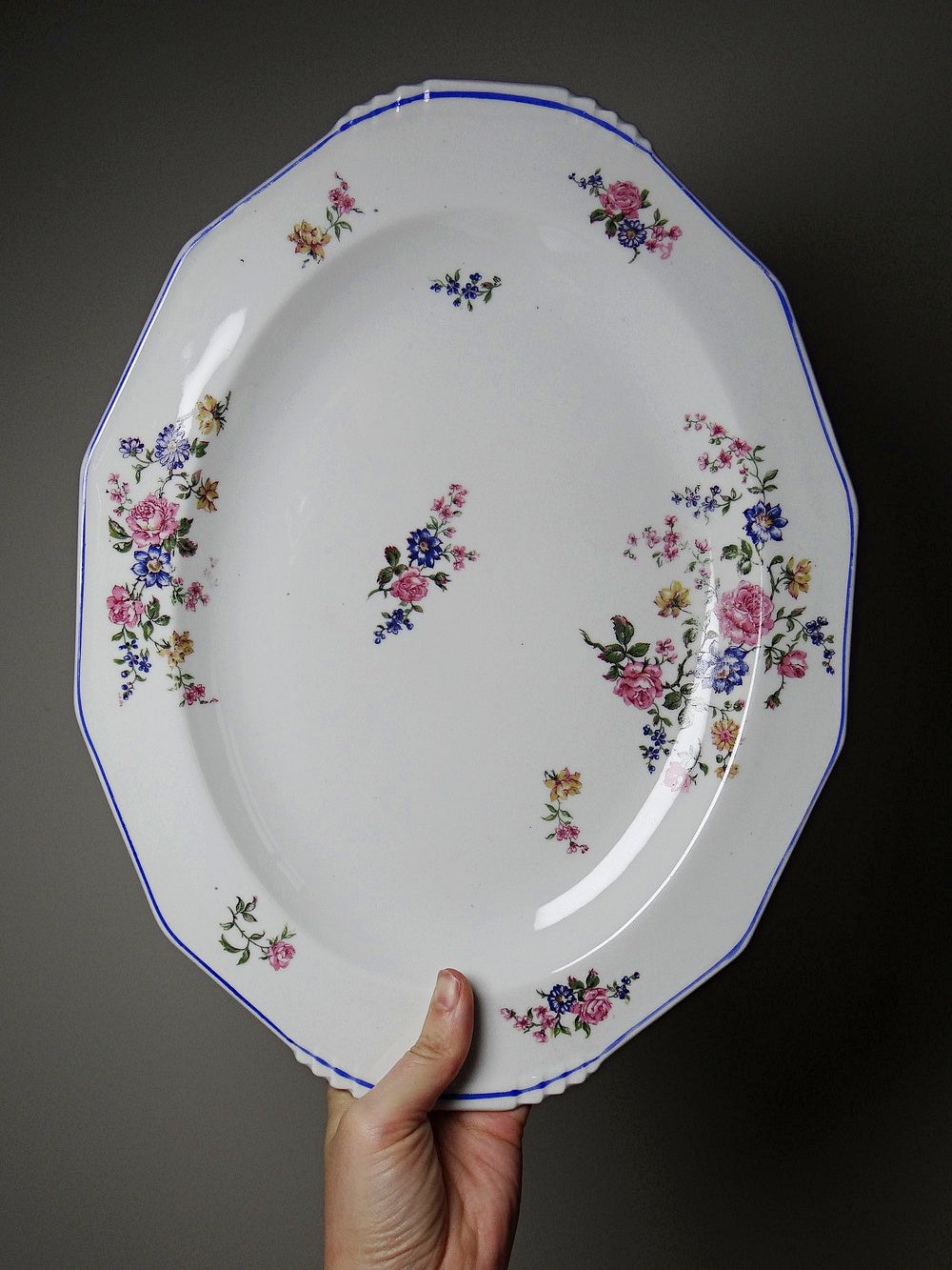Vintage Tafelservice Bernardaud Limoges mit floralem Dekor, 28-teilig