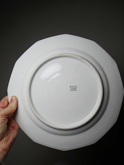 Vintage Teller Set von 4 von Bernardaud für Bernardaud Limoges floral