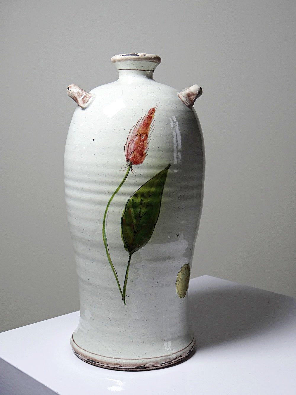 Vintage Vase Bistorta handbemalt für AM D Frankreich