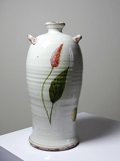 Vintage Vase Bistorta handbemalt für AM D Frankreich