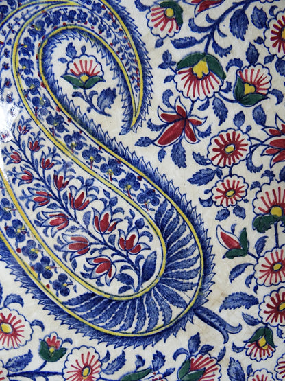 Vintage Tablett "Cachemire" von Gien