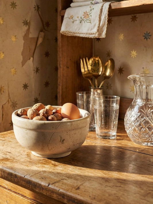 Vintage Servieraccessoire beige